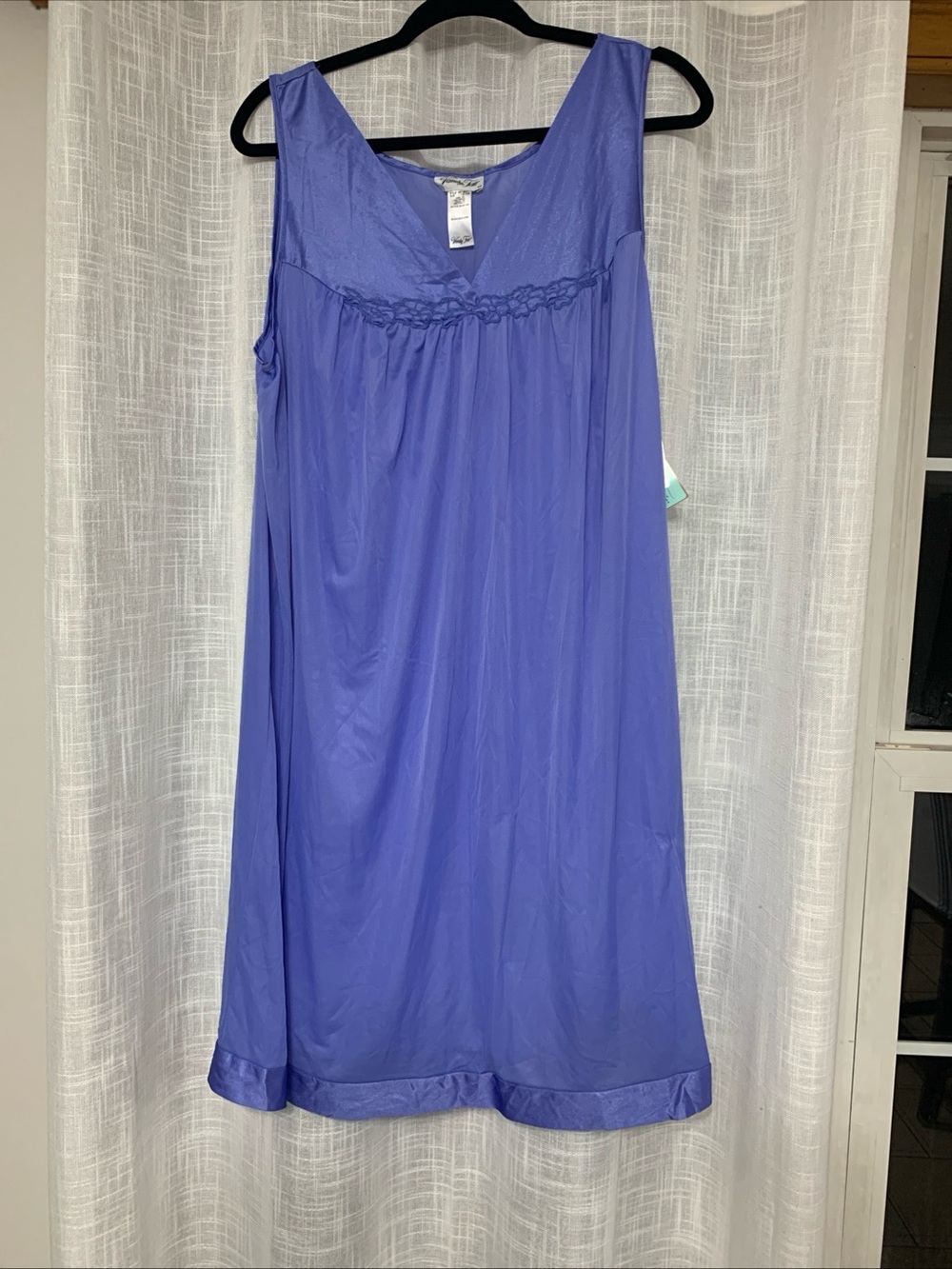 Vanity Fair Sleeveless Purple A-Line Dress - Women's NWT